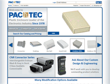 Tablet Screenshot of pactecenclosures.com